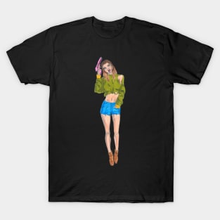 Girl With A Gun T-Shirt